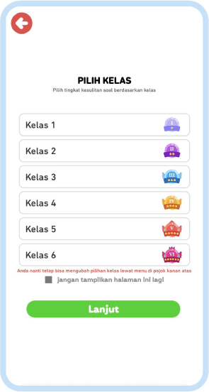 Tampilan aplikasi Cerdas Cermat 1