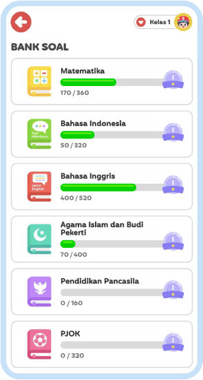 Tampilan aplikasi Cerdas Cermat 2