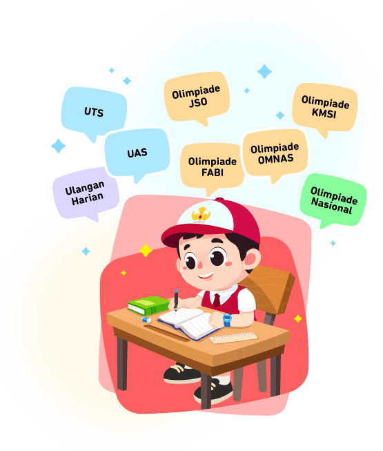 Anak SD sedang belajar